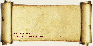 Jasmina Komar vizit kartica